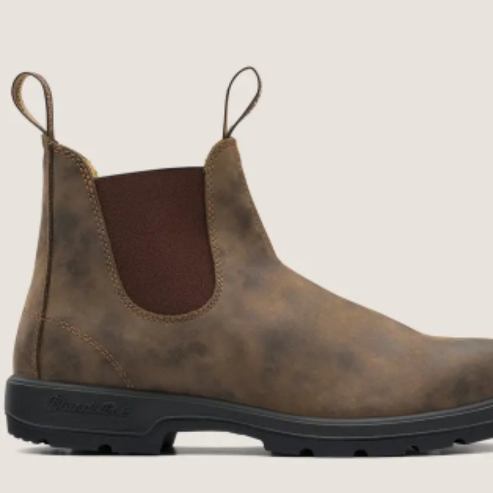 Mens Rustic Brown Premium Leather Blundstones